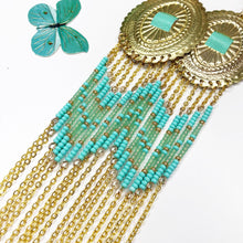 Load image into Gallery viewer, Spring Bloom Large Statement Earrings - Robin Egg Blue