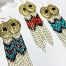 Load image into Gallery viewer, Summer Solstice  Statement Earrings - Gold/Mixed