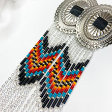 Load image into Gallery viewer, Summer Solstice  Statement Earrings - Silver/Mixed