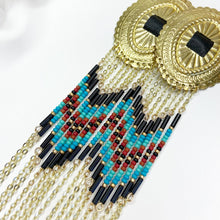 Load image into Gallery viewer, Summer Solstice  Statement Earrings - Gold/Mixed