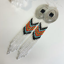 Load image into Gallery viewer, Summer Solstice  Statement Earrings - Silver