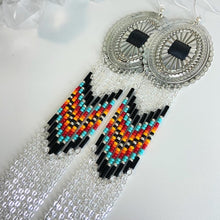 Load image into Gallery viewer, Summer Solstice  Statement Earrings - Silver