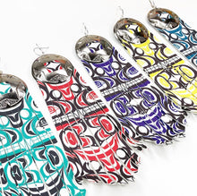 Load image into Gallery viewer, Desert Skies Printed Fringe Earrings