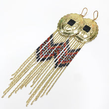 Load image into Gallery viewer, Desert Skies Large Statement Earrings - Gold