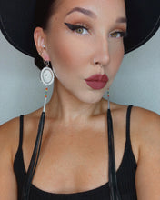 Load image into Gallery viewer, Desert Skies Tassel Earrings