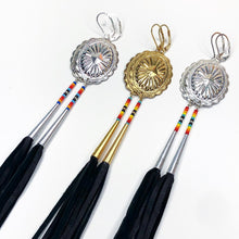 Load image into Gallery viewer, Desert Skies Tassel Earrings