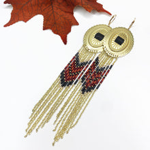 Load image into Gallery viewer, Harvest's Howl Large Statement Earrings - Gold