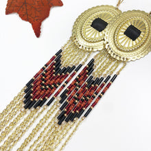 Load image into Gallery viewer, Harvest's Howl Large Statement Earrings - Gold