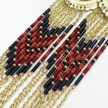 Load image into Gallery viewer, Harvest's Howl Large Statement Earrings - Gold