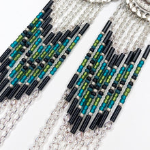 Load image into Gallery viewer, Harvest's Howl Large Statement Earrings - Silver