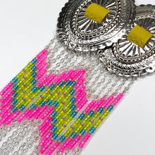 Load image into Gallery viewer, Neon Dreams Large Statement Earrings - Pink