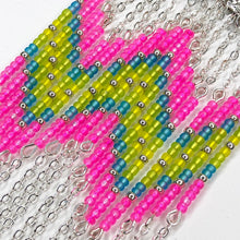 Load image into Gallery viewer, Neon Dreams Large Statement Earrings - Pink