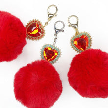 Load image into Gallery viewer, Spring Bling Heart Keychains