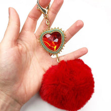Load image into Gallery viewer, Spring Bling Heart Keychains