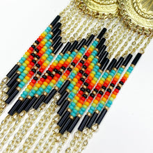 Load image into Gallery viewer, Wild West Statement Earrings - Gold