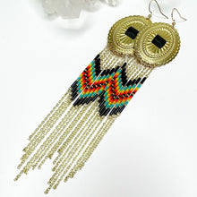 Load image into Gallery viewer, Wild West Statement Earrings - Gold