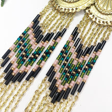 Load image into Gallery viewer, Winter Reflections Concho Statement Earrings - Gold