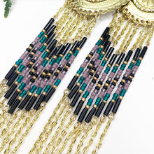 Load image into Gallery viewer, Winter Reflections Concho Statement Earrings - Gold