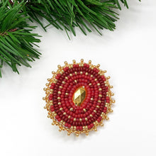 Load image into Gallery viewer, Winter Reflections Headbands with Beaded Pin