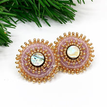 Load image into Gallery viewer, Winter Reflections Abalone Stud Earrings