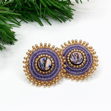 Load image into Gallery viewer, Winter Reflections Abalone Stud Earrings