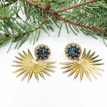 Load image into Gallery viewer, Winter Reflections Sunburst Earrings
