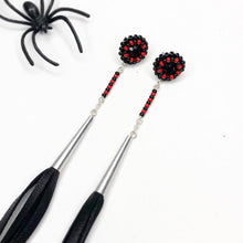 Load image into Gallery viewer, 3 in 1 Spooky Tassel Earrings