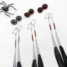 Load image into Gallery viewer, 3 in 1 Spooky Tassel Earrings