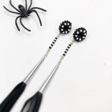 Load image into Gallery viewer, 3 in 1 Spooky Tassel Earrings