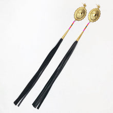 Load image into Gallery viewer, Summer Of Love Tassel Earrings - Magenta