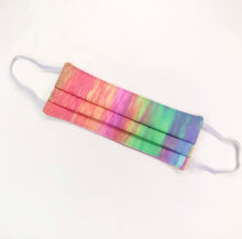 Load image into Gallery viewer, Rainbow Bliss Mask with 4 in 1 Beaded lanyard - Bright Yellow