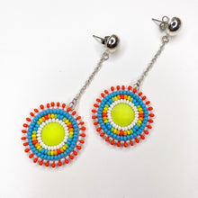 Load image into Gallery viewer, Bright Side Drop Earrings - Yellow Centre