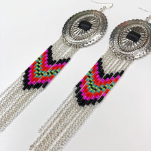 Load image into Gallery viewer, Bright Side Statement Earrings - Black