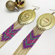 Load image into Gallery viewer, Disco Dynasty Statement Earrings - Gold