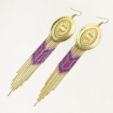 Load image into Gallery viewer, Disco Dynasty Statement Earrings - Gold