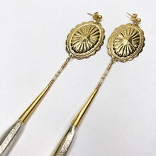 Load image into Gallery viewer, Disco Dynasty Tassel Earrings - Gold