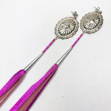Load image into Gallery viewer, Disco Dynasty Tassel Earrings - Silver