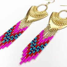 Load image into Gallery viewer, Divine Being Earrings - Magenta