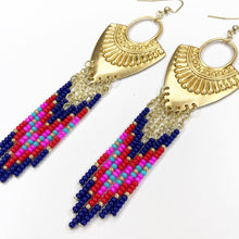 Load image into Gallery viewer, Divine Being Earrings - Navy