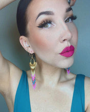 Load image into Gallery viewer, Divine Being Earrings - Navy