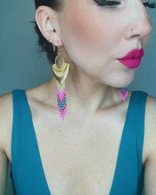 Load image into Gallery viewer, Divine Being Earrings - Magenta
