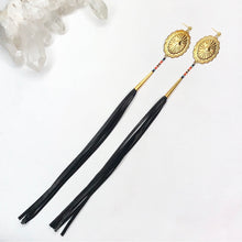 Load image into Gallery viewer, Fire Tassel Earrings