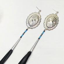 Load image into Gallery viewer, Water Tassel Earrings