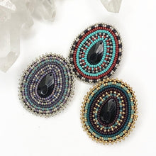 Load image into Gallery viewer, Serenity Knit Headbands with Beaded Brooch