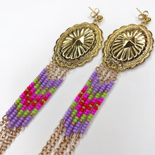 Load image into Gallery viewer, Neon Nirvana Chain Earrings
