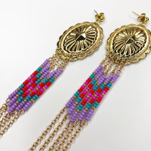 Load image into Gallery viewer, Neon Nirvana Chain Earrings