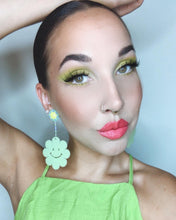 Load image into Gallery viewer, Neon Nirvana 3 in 1 Flower Power Earrings - Pink