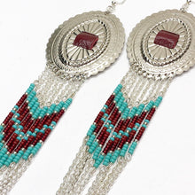 Load image into Gallery viewer, Revival Statement Earrings - Turquoise