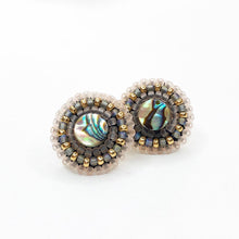 Load image into Gallery viewer, Serenity Abalone Stud Earrings