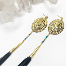 Load image into Gallery viewer, Serenity Tassel Earrings - Gold